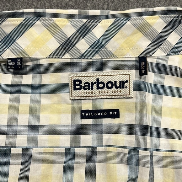 Barbour short sleeve button up shirt size XL - Picture 5 of 12